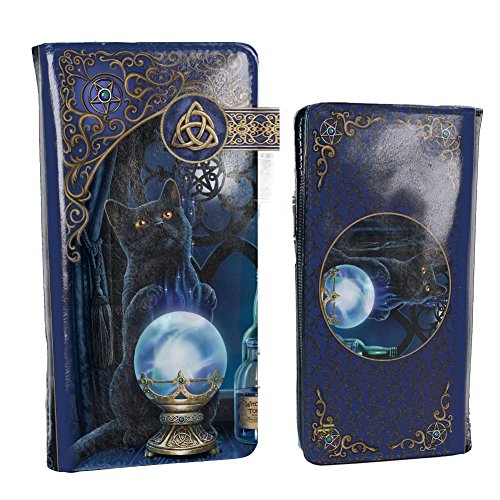 Nemesis Now B4005K8 Witches Apprentice Lisa Parker Embossed Purse 19cm Purple, PU steampunk buy now online