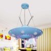 GH-YS Children's Room Chandelier Modern UFO Creative Children's Lamp LED Iron Chandelier Contemporary Personalized And Beautiful steampunk buy now online
