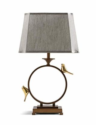 Desk Lamp Bedroom Retro Chinese Style Bedside Lamp Decorative Gold Color Bird Adjustable Fabric Shade Wrought Iron Table Lamp with Push Button Switch for Study Office Living Room Home steampunk buy now online