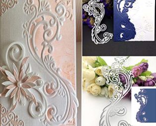 Bluelans® Metal Cutting Dies Embossing Stencil Template for DIY Scrapbook Album Paper Card Craft Decoration (Lace Flower Cutting Dies) steampunk buy now online