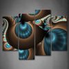 Abstract Blue Brown Like Several Holes Wall Art Painting The Picture Print On Canvas Abstract Pictures For Home Decor Decoration Gift steampunk buy now online