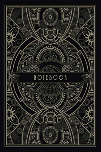The Steampunk Notebook: Ruled notebook | 100 pages, 6x9 inches | Gift for steampunk lovers steampunk buy now online