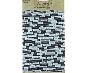 Tim Holtz idea-ology Chitchat Word Sticker, Multi-Colour steampunk buy now online