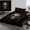 Wild Star Home Oriental Skull Duvet & Pillows Case Covers Set for Queensize Bed Artwork by Anne Stokes steampunk buy now online