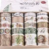 Lychii Washi Tape Set, 20 Rolls Decorative Making Tape for DIY, Journals, Daily Planners, Gift Wrapping, Office Party Supplies steampunk buy now online Lychii Washi Tape Set, 20 Rolls Decorative Making Tape for DIY, Journals, Daily Planners, Gift Wrapping, Office Party Supplies steampunk buy now online