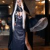 Fantastic dress with a cape. Cosplay costume. Fantasy Dragon. Dress on a corset. Halloween costume by TheCOUNTESSstyle steampunk buy now online