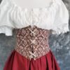 Renaissance Costume Waist Cincher, Pirate Waist Belt, Corset, Steampunk, SCA, LARP, Reenactment Theater Clothing, Cosplay by MidnightsMeadow steampunk buy now online