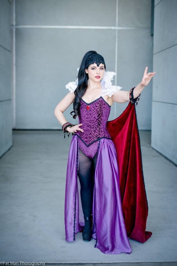 SAMPLE SALE! Evil Queen Costume Cosplay Corset Adult by CorsetCarriage steampunk buy now online