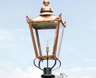 Black Country Metal Works Large Copper Victorian Style Lantern Lamp Post Top Garden Column Replacement steampunk buy now online