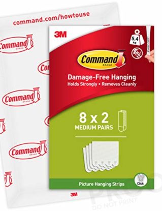Command Strips Medium Picture Hanging Strips White PH204-8EU steampunk buy now online