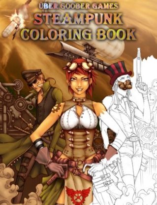 Steampunk Coloring Book: by Uber Goober Games steampunk buy now online