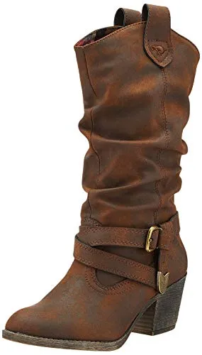 Rocket Dog Women's Sidestep' Cowboy Boots, Brown Galaxy, 5 UK steampunk buy now online