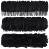 durony 300 Pieces Features Natural Colored Crafts Feathers DIY Dream Catchers Feathers Craft Feathers for DIY Crafts Decorations, Black steampunk buy now online