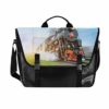 Hunihuni Messenger Bag Vintage Steam Train Canvas Laptop Briefcase Tote Satchel Bag for Men with Shoulder Strap Suit for 15 Inch steampunk buy now online