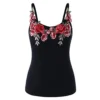 Kobay Women Sexy Tank Tops, Ladies' Plus Size Rose Embroidery Floral Camisole Tops Shirt Blouse Fashion steampunk buy now online Kobay Women Sexy Tank Tops, Ladies' Plus Size Rose Embroidery Floral Camisole Tops Shirt Blouse Fashion steampunk buy now online