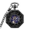 Gentleman Pocket Watch, Pocket watch,Men's steampunk mechanical broken pocket watch (Color : Black) steampunk buy now online
