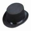 Top Felt Child Size - Black Felt Top Hats Caps & Headwear for Fancy Dress Costumes Accessory steampunk buy now online