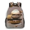 Classic Casual Backpack,Vintage Steampunk Airship - 3D,Large Business Water Resistant Computer Daypack College School Bookbag steampunk buy now online