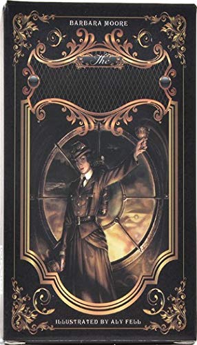 Thrivinger 78 Sheets The Steampunk Tarot Cards, Tarot Card Box with Color Box, Universal Vintage Divination Future Game Card Sets, The Best Gift for Tarot Lovers -10x7.5x2.5cm steampunk buy now online