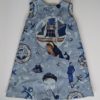 6 Years Girls Dress - Land Ashore! Steam Punk Whaler's Tall Ship Fishing Print by BluebellandtheFox steampunk buy now online