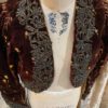 Antique silk velvet top bodice Victorian silk embroidered velvet by TheVelvetValet steampunk buy now online