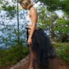 Black Tulle Tail - Adult Bustle - Black Tail by TutuSister steampunk buy now online