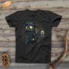 Cute Plague Doctor with Lantern Tee by DeerFriendChicago steampunk buy now online