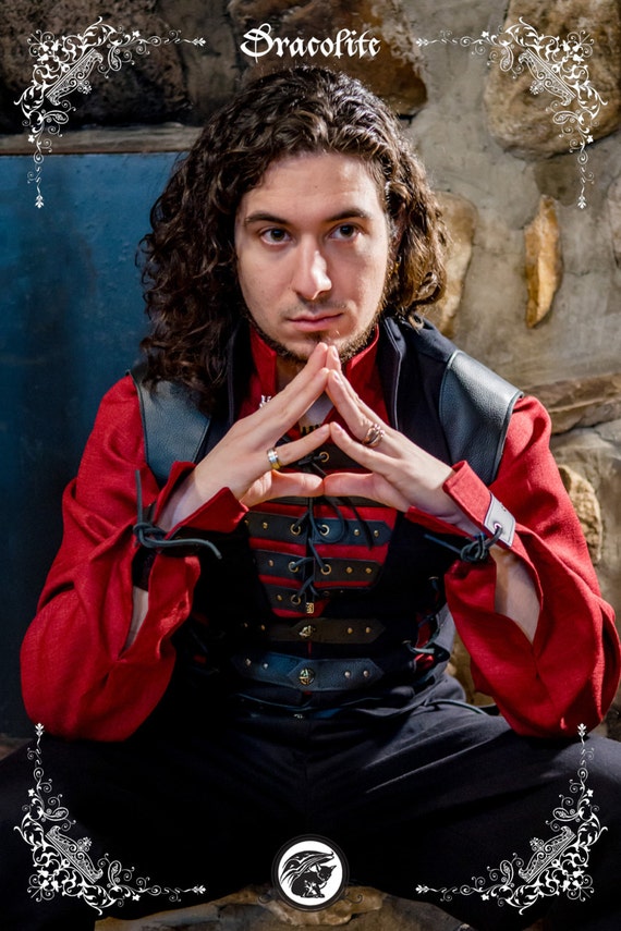 Hercule shirt - Medieval clothing for men LARP costume and cosplay by Dracolite steampunk buy now online