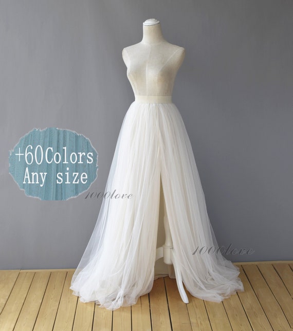 Maxi split floor length tulle skirt,elegant,wedding photo shoot evening dating tulle skirt,bridesmaid dresses by 1000love steampunk buy now online