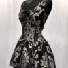 VICTORIAN BALLET DRESS - Silver on Black by ShrineofHollywood steampunk buy now online