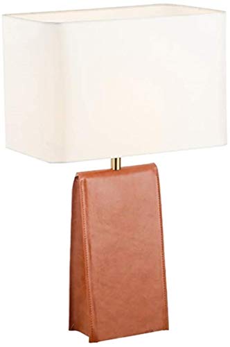 FengLing Desk lamp After Minimalist Modern Leather Designer Living Room Table Lamp Villa Bedside Decorative Table Lamp 38 * 60cm steampunk buy now online
