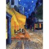 Wee Blue Coo Vincent Van Gogh Cafe Terrace Place Du Forum Arles 1888 Art Print Poster Wall Decor 12X16 Inch steampunk buy now online
