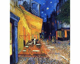 Wee Blue Coo Vincent Van Gogh Cafe Terrace Place Du Forum Arles 1888 Art Print Poster Wall Decor 12X16 Inch steampunk buy now online