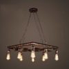 8 Lights For Living Room Bedroom Bar Restaurant Decoration LightingChandeliers, Vintage Industrial Pendant Ceiling Light Steampunk Retro Creative Water Pipe Iron Chandelier steampunk buy now online