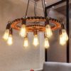 ZHENYUE Chandeliers ® Vintage Industrial Pendant Ceiling Light Steampunk Retro LOFT Creative Wooden Iron Gear Chandelier 9 Lights Living Room Bedroom Bar Restaurant Decoration Lighting Chandelier ZHEN steampunk buy now online