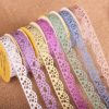 Multicolor Washi Lace Pattern Glitter Self-adhesive Lace Tape Sticker for DIY Crafts and Decoration, Set of 7 steampunk buy now online