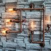 MIAOLIANG Wall Lamp,5-Lights Industrial Water Pipe E27 Wall Lamp Steampunk Wall Light Antique Rustic Hotel Light Barn Garage Sconce Lighting Wrought Wall Mounted Fixture steampunk buy now online
