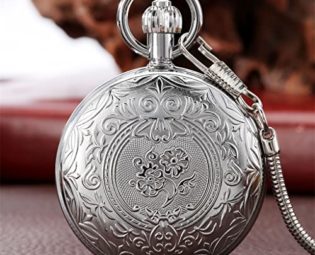 SXXYZY Mechanical Pocket Watch Automatic Mechanical Pocket Watch Wall Clock Men's Self-Winding Pocket Watch (Color : B, Size : One Size) steampunk buy now online