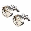 KINOEE Cufflinks, Deluxe Steampunk Vintage Watch Movement Shape Cufflinks(1 pair), Come with Presentation Box, Valentines Festival Birthday Anniversary Graduation Gift for Men steampunk buy now online