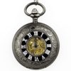 Gentleman Pocket Watch, Pocket watch,Casual mechanical automatic exquisite roman numerals men's and women's pocket watches (Color : Silver) steampunk buy now online