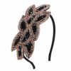 1920s Flapper Headband - Pearls Leaf Headpiece Crystal Vintage 1920 Accessories For Women Gatsby Halloween Theme Party, Gold-2, M steampunk buy now online