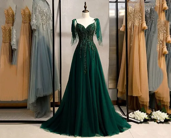 Dress Evening dress evening gown for women Green Prom Dress Prom Dress Prom Gown Ball Gown dress V-Neck Pink Sleeveless by BFCfashionofficial steampunk buy now online