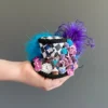 Micro mini top hat, mad hatter mini hat, mad hatter diorama hat, Alice in wonderland, mad tea party, tea hat by DreamsHead steampunk buy now online