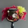 Mini top hat, Alice in wonderland mini top hat, white rabbit diorama hat, mad hatter hat, tea party hat, tea hat, medium by DreamsHead steampunk buy now online