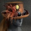 Vintage Steampunk Victorian Flowers lace & Goggles Top Hat by SunshinezzArt steampunk buy now online
