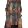 FTCayanz Women's Turtleneck Tunic Dresses Checkered Long Sleeve Cotton Jumper Tops Yellow Large steampunk buy now online FTCayanz Women's Turtleneck Tunic Dresses Checkered Long Sleeve Cotton Jumper Tops Yellow Large steampunk buy now online