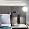 FengLing Desk lamp Modern Minimalist Personality Marble Base Milk White Lampshade Table Lamp Bedroom Bedside Desk Creative Decorative Lighting 50 * 65cm steampunk buy now online
