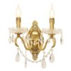 GLXLSBZ European Style Copper Crystal Decorative Candlestick Wall Lamp Indoor Living Room Bedroom Bedside Lighting Wall Lamp(Home Lighting) steampunk buy now online