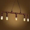 FEE-ZC 5-Lights Industrial Vintage Rustic Steampunk Iron Metal Chandelier Metal Water Pipe Retro Ceiling Pendant E27 Edison Lamp Restaurant Bar Cafe Chandelier steampunk buy now online