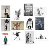 Root Shop Banksy's Artworks Wall Art Prints a 12 Piece Set of Unframed MDF- High-Resolution Photo Prints, easy to hang, with no need nails or tools, without surface damage steampunk buy now online